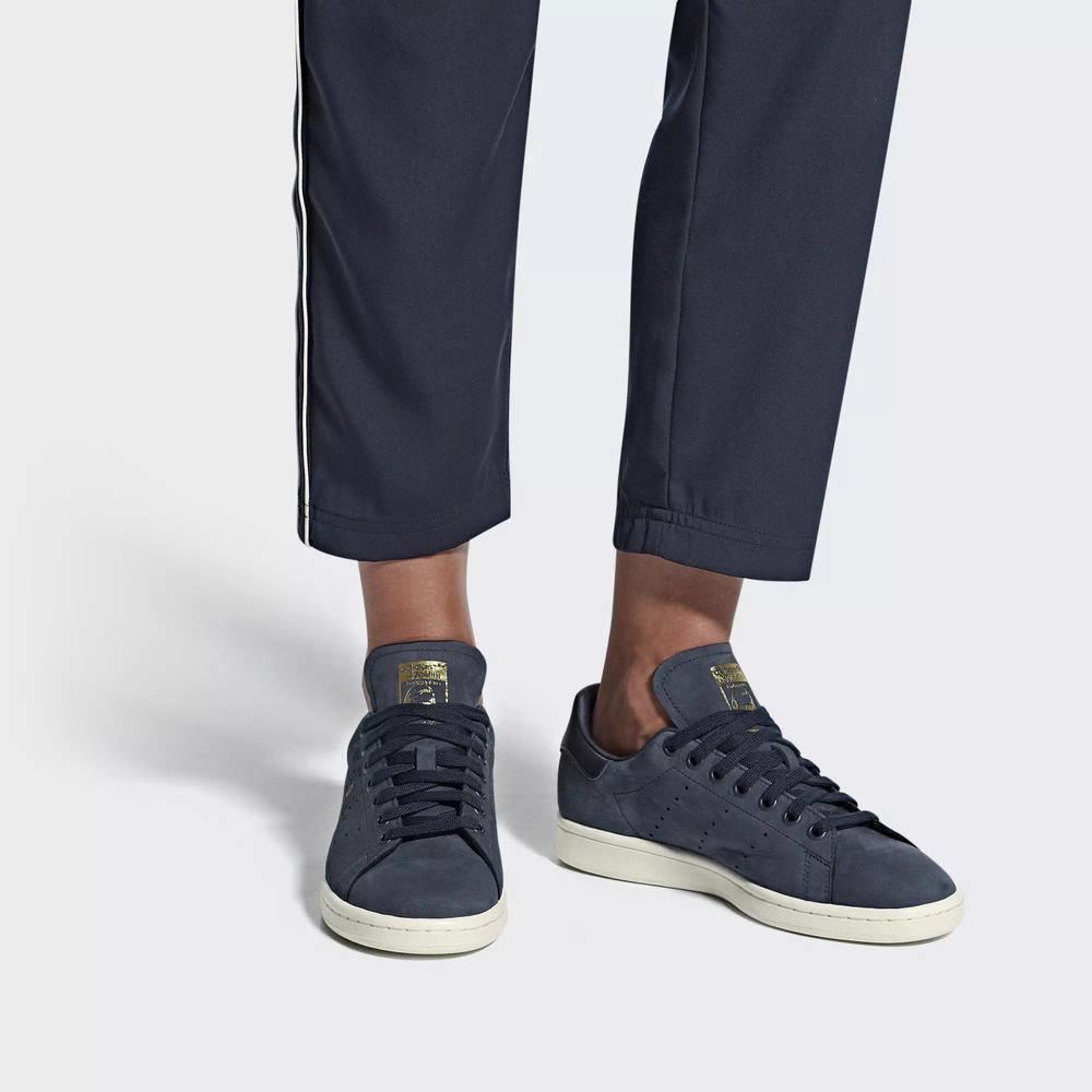 Adidas Stan Smith Tenis Azules Para Mujer (MX-48897)